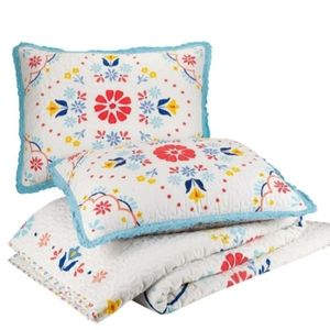 NEW Pioneer Woman King Quilt Set with matching pillow shams